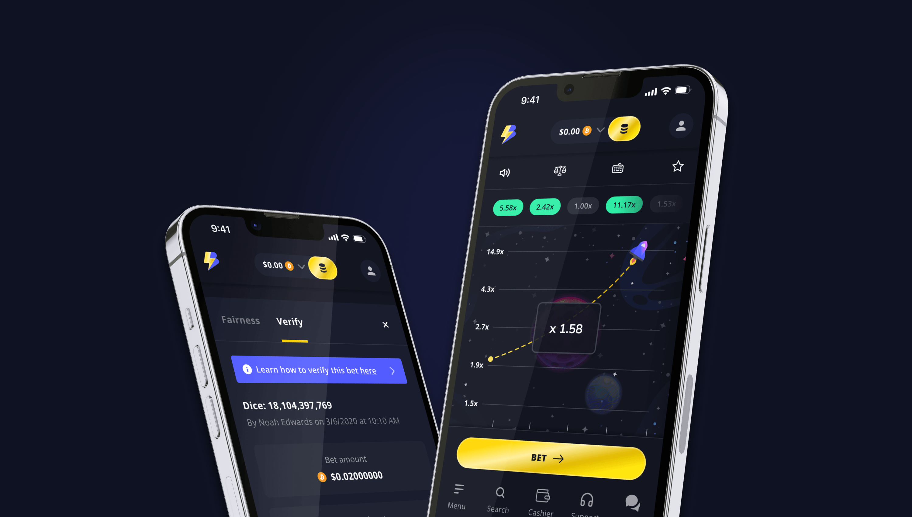 BetHype platform screen